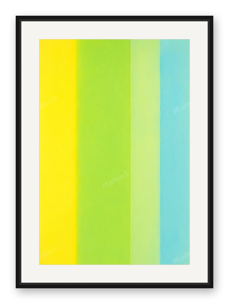 Frühling als Posterdruck im Raum
