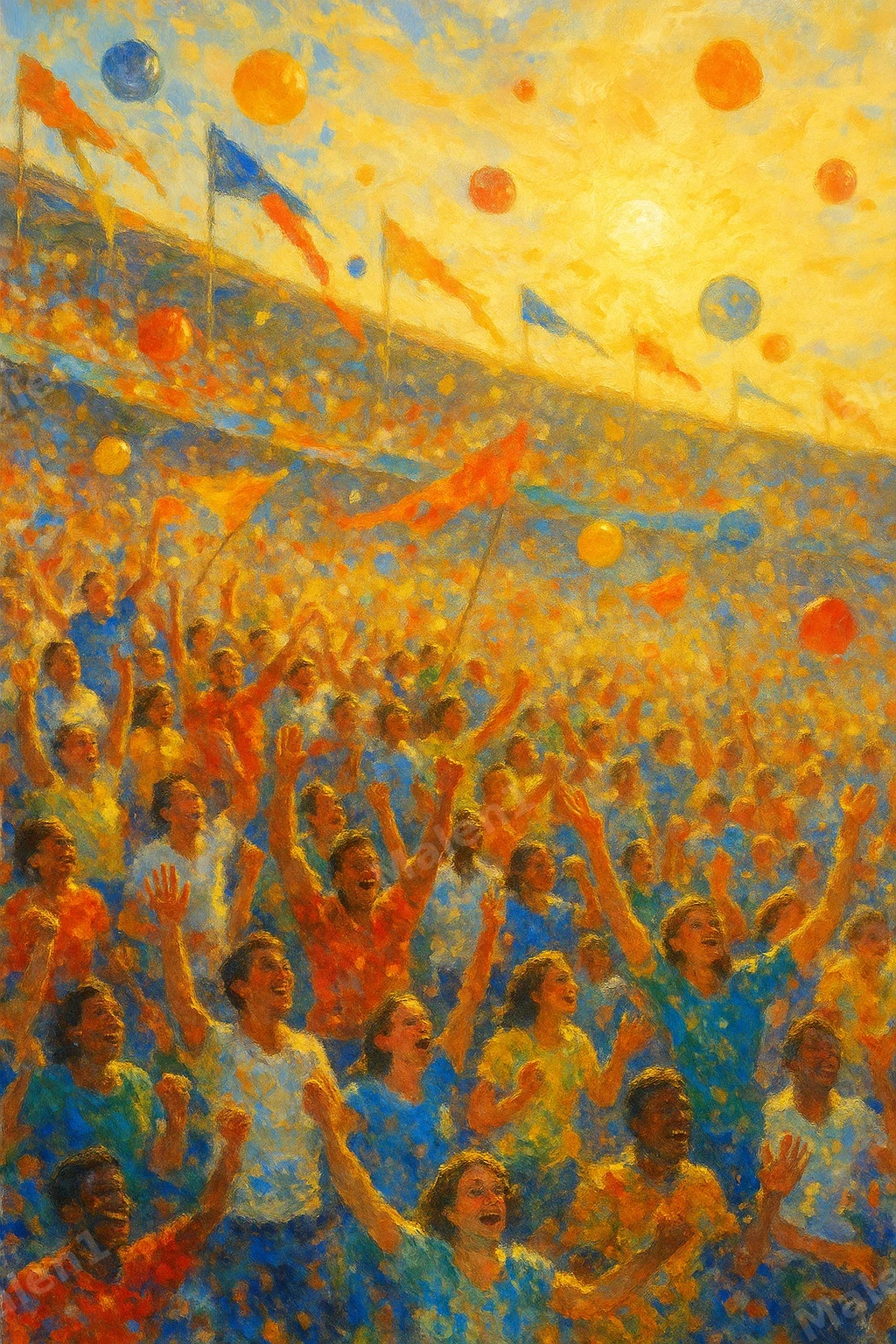 Sommerabend im Stadion
