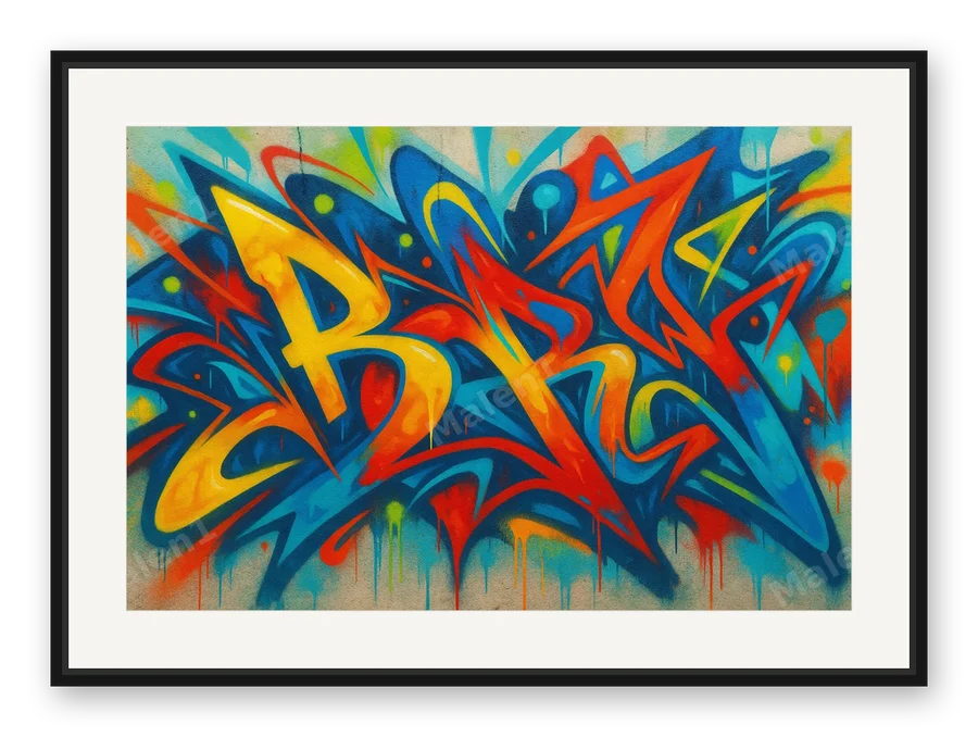 Bam als Posterdruck im Raum