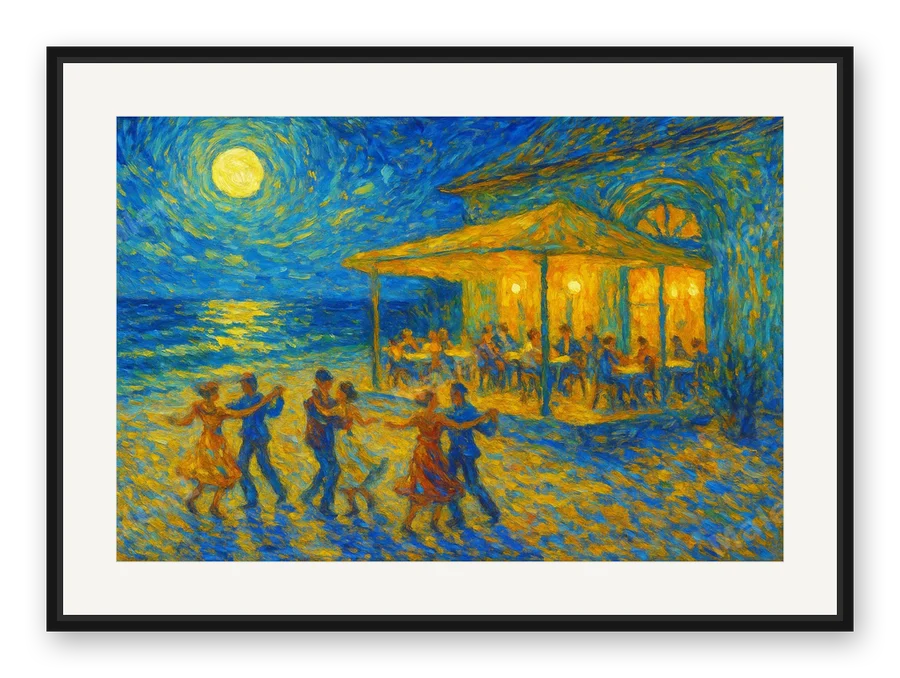 Dancing in the Moon als Posterdruck im Raum