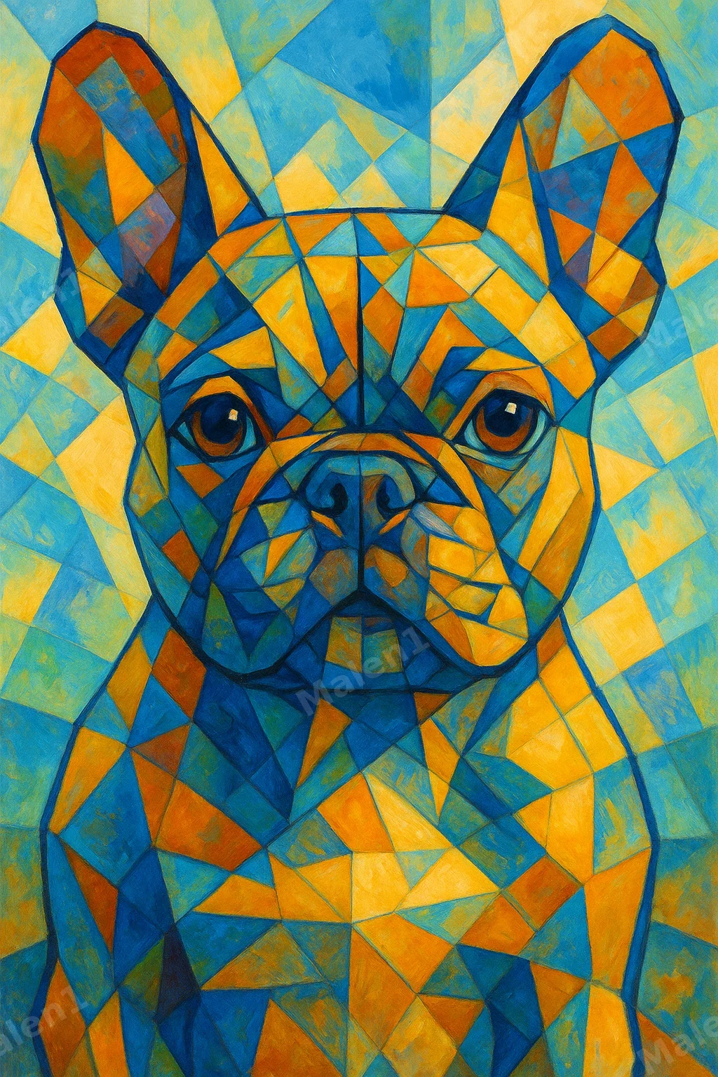 Bulldogge · Kubismus