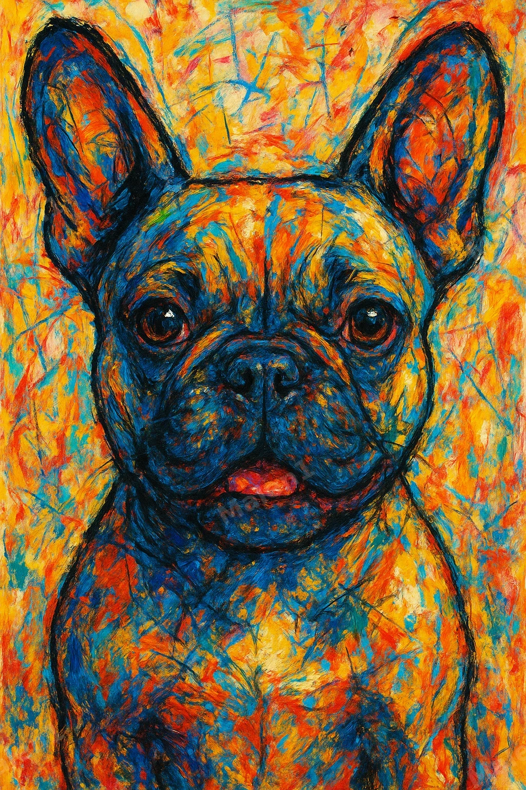Bulldogge · Neo-Expressionismus
