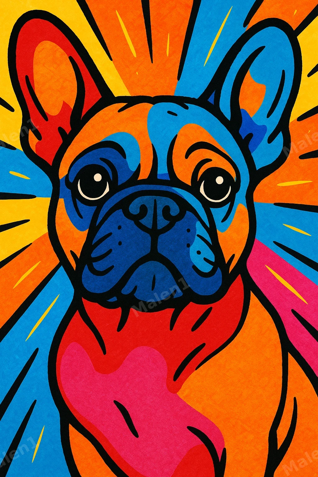 Bulldogge · Pop-Graffiti