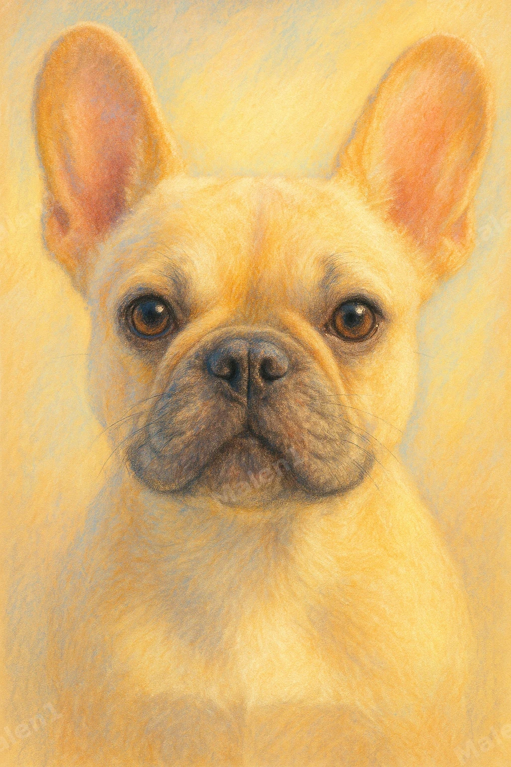 Bulldogge · Pastell