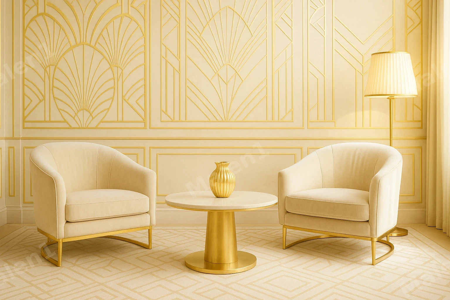 Eleganter Salon