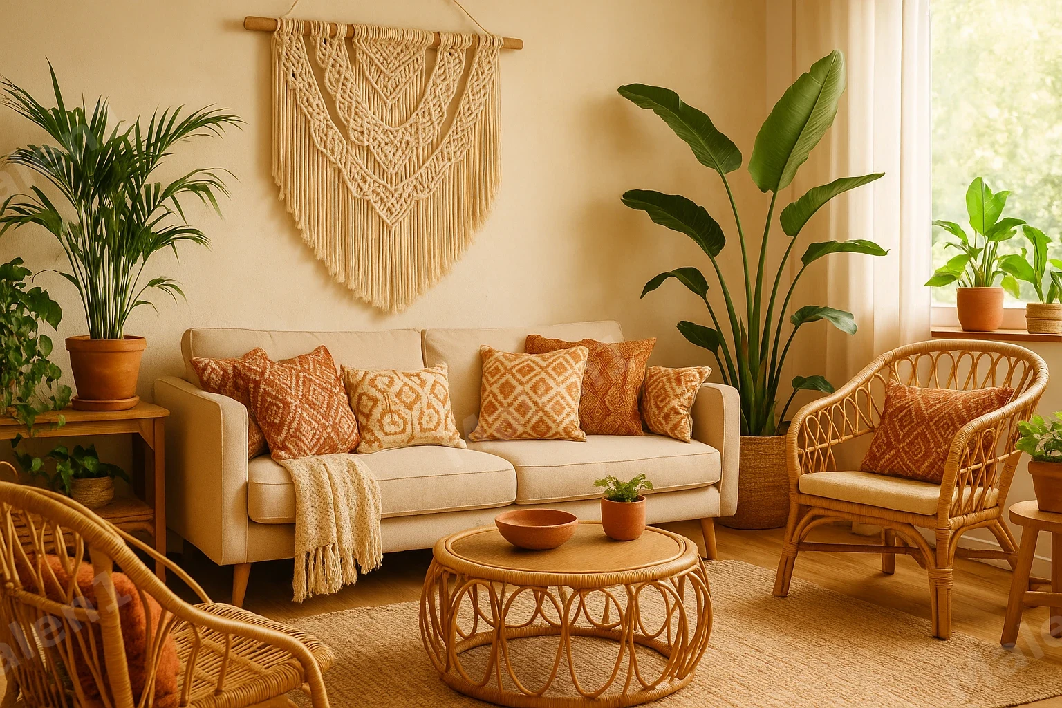 Boho-Wohnzimmer