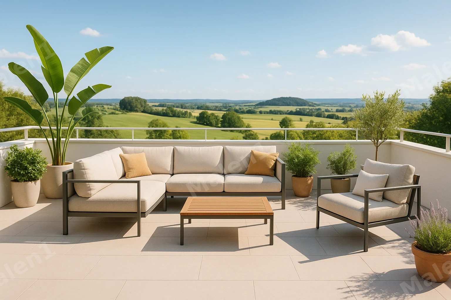 Terrasse mit Aussicht