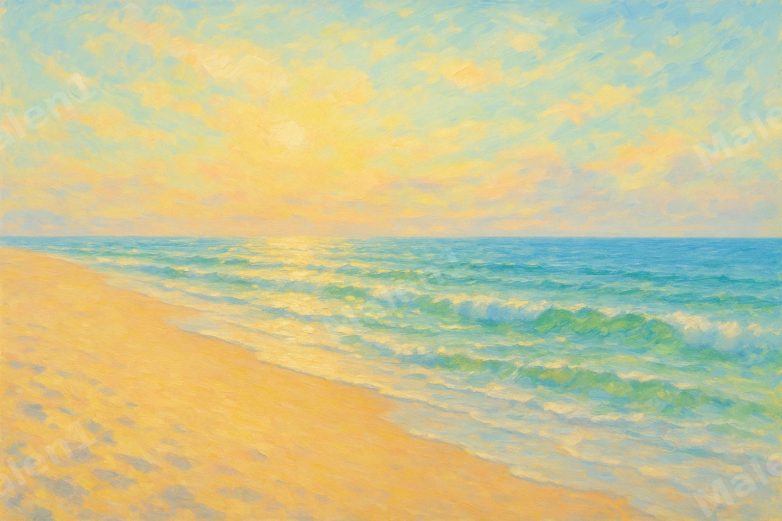 Sommermorgen am Meer
