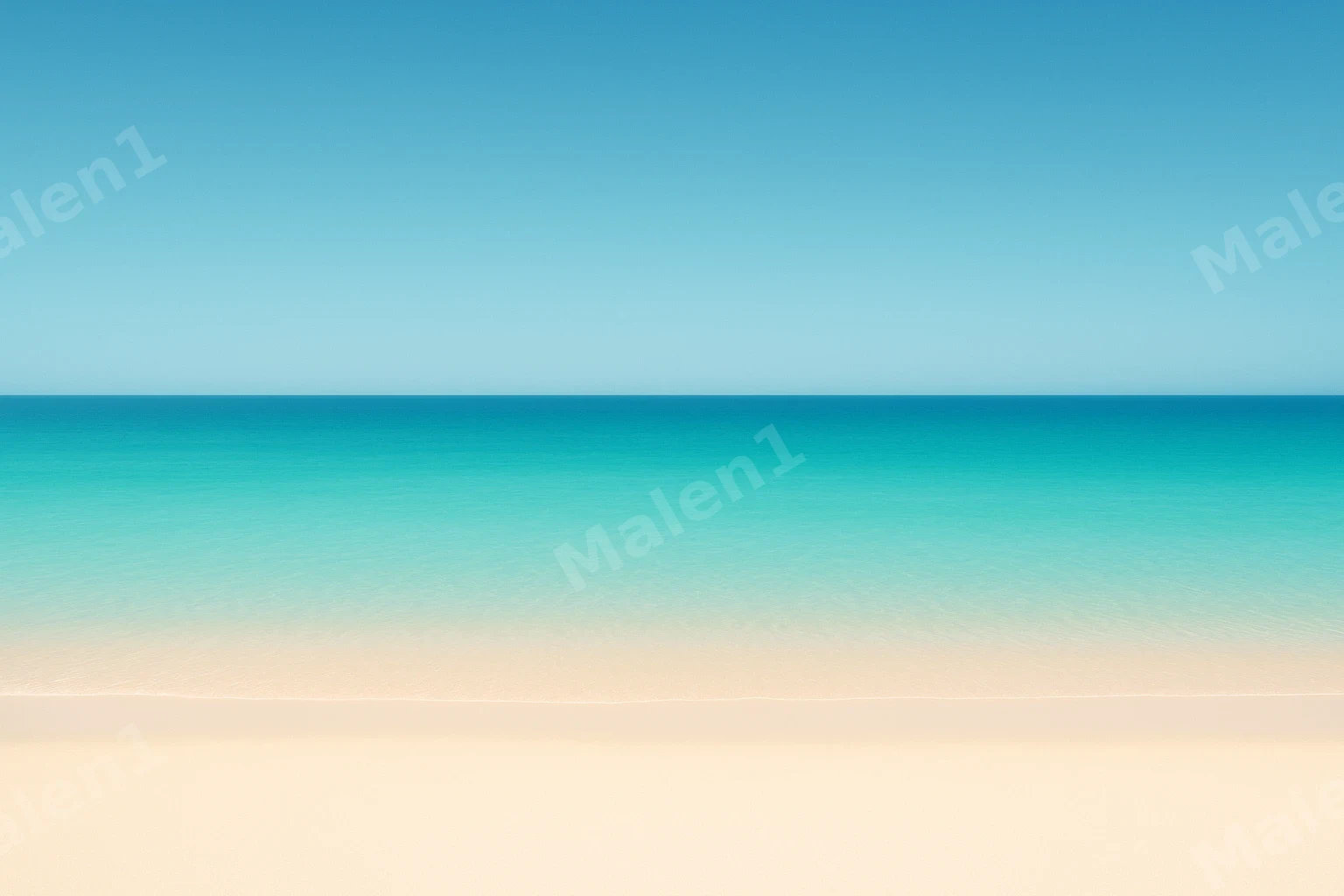 Horizont in Blau