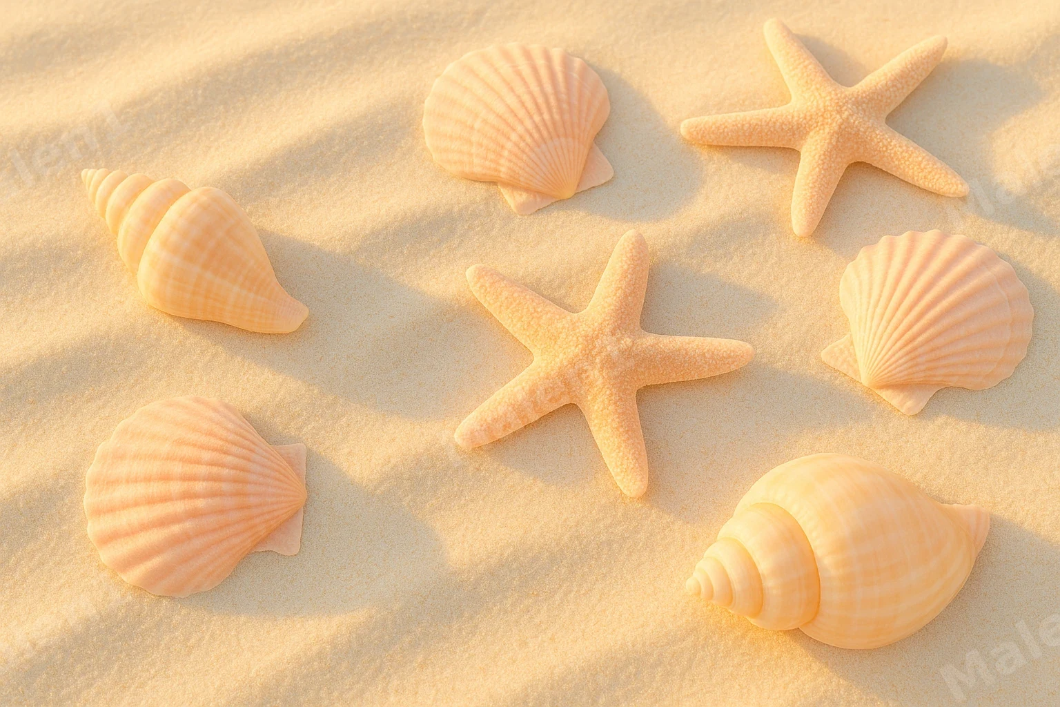 Muscheln im Sand