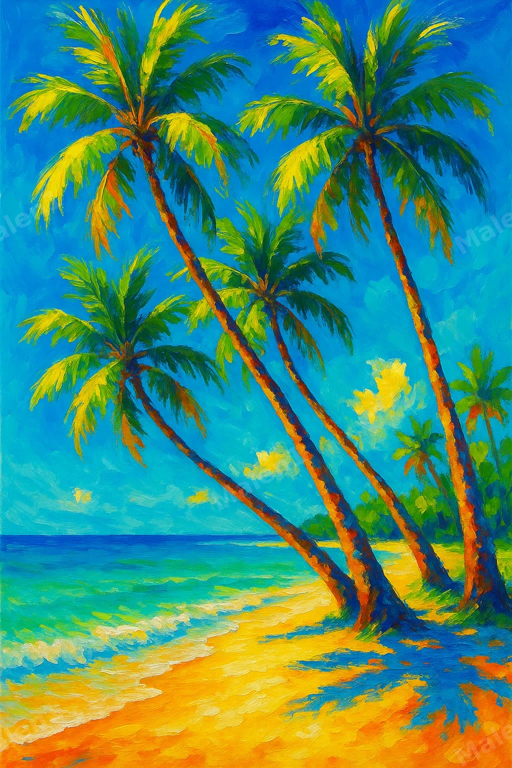 Palmen am Strand