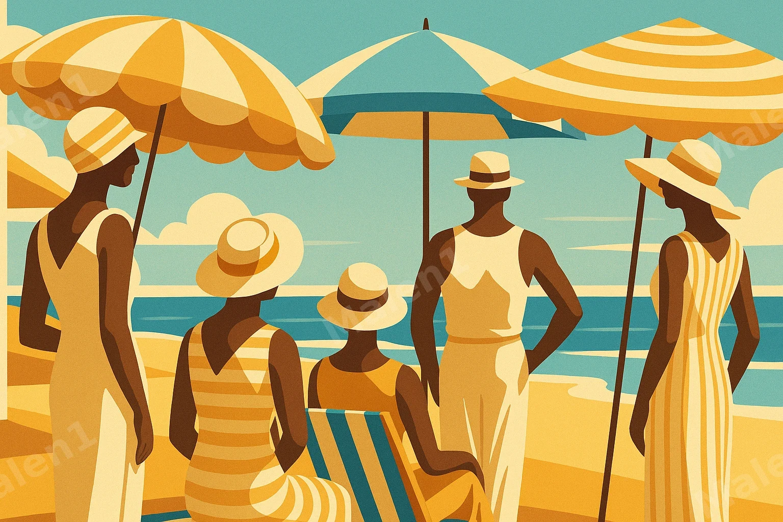 Eleganz am Strand