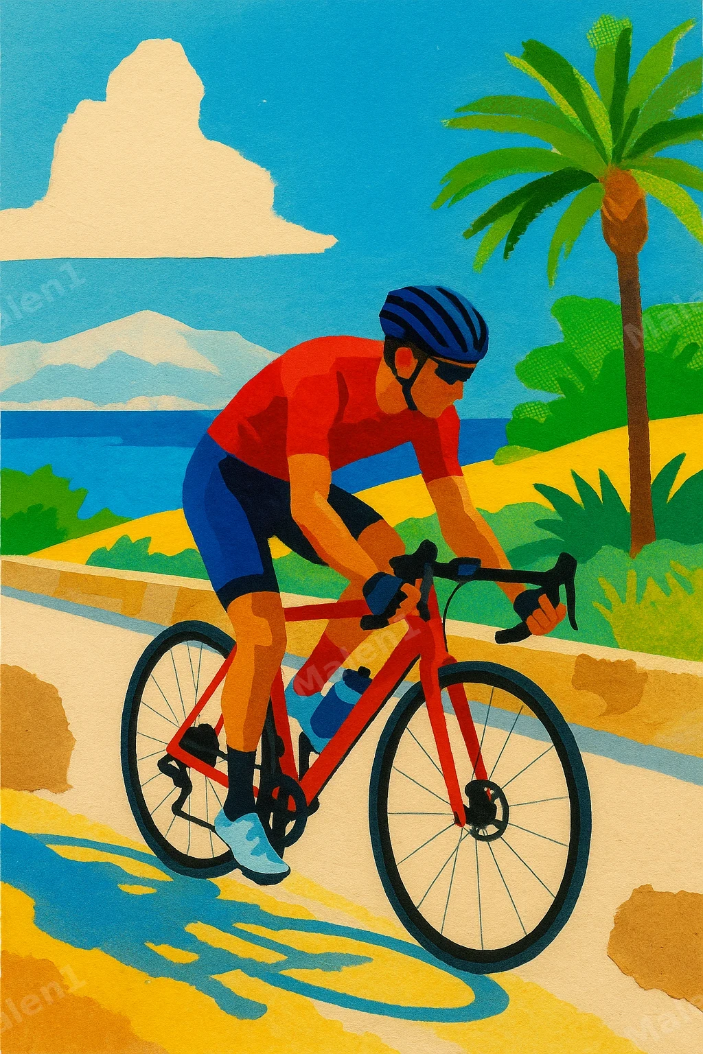 Radler auf Mallorca