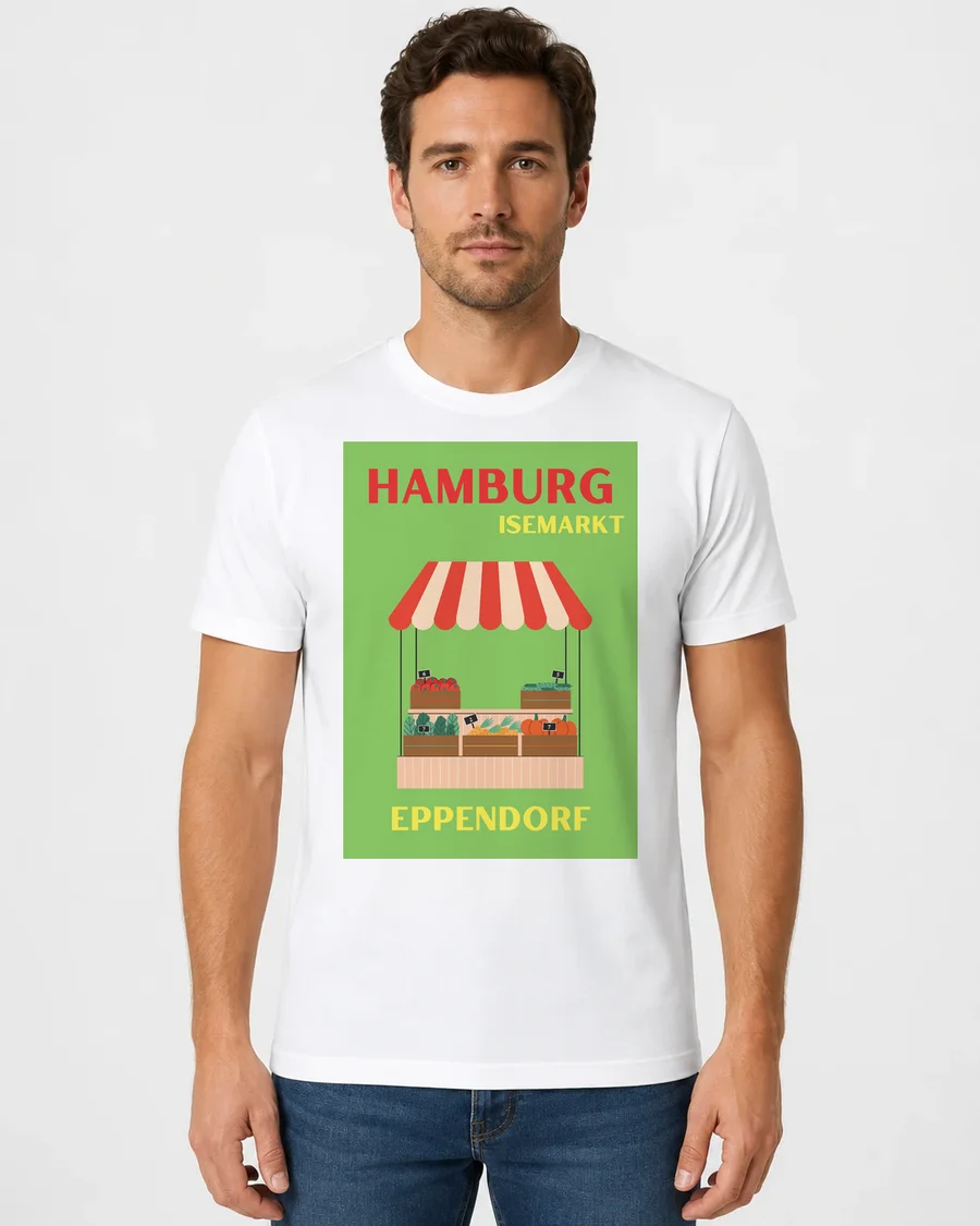 T-Shirt „HAMBURG ISEMARKT“