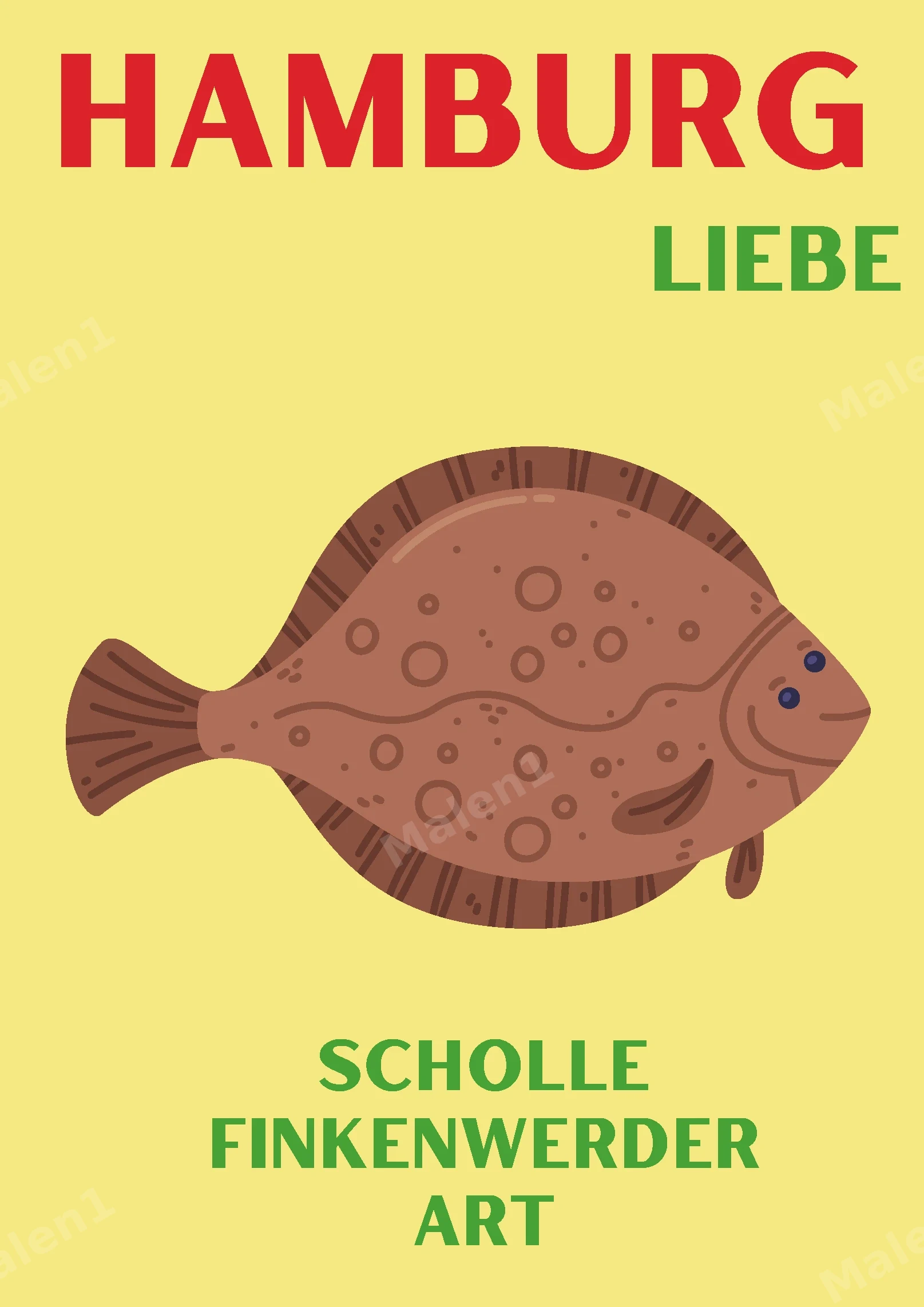 HAMBURG SCHOLLE FINKENWERDER ART