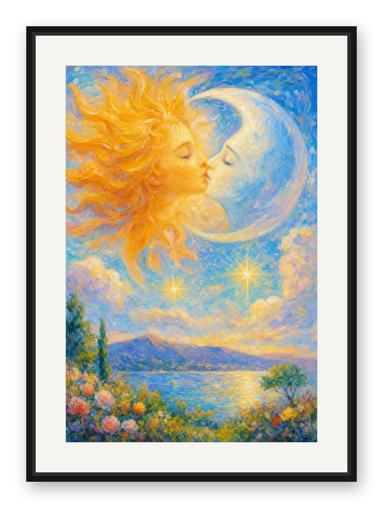 two stars are born als Posterdruck im Raum