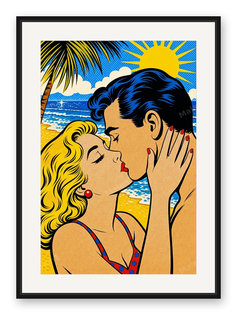 hot summer als Posterdruck im Raum