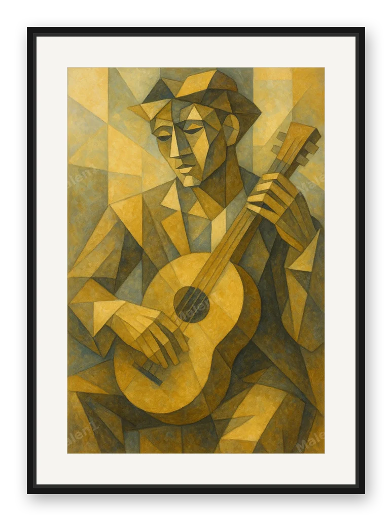 Musik als Posterdruck im Raum
